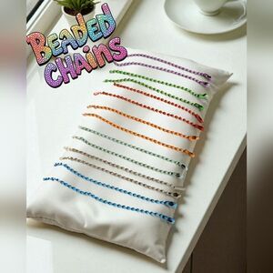 Colorful Assorted 18 Pc. Beaded Chains Set